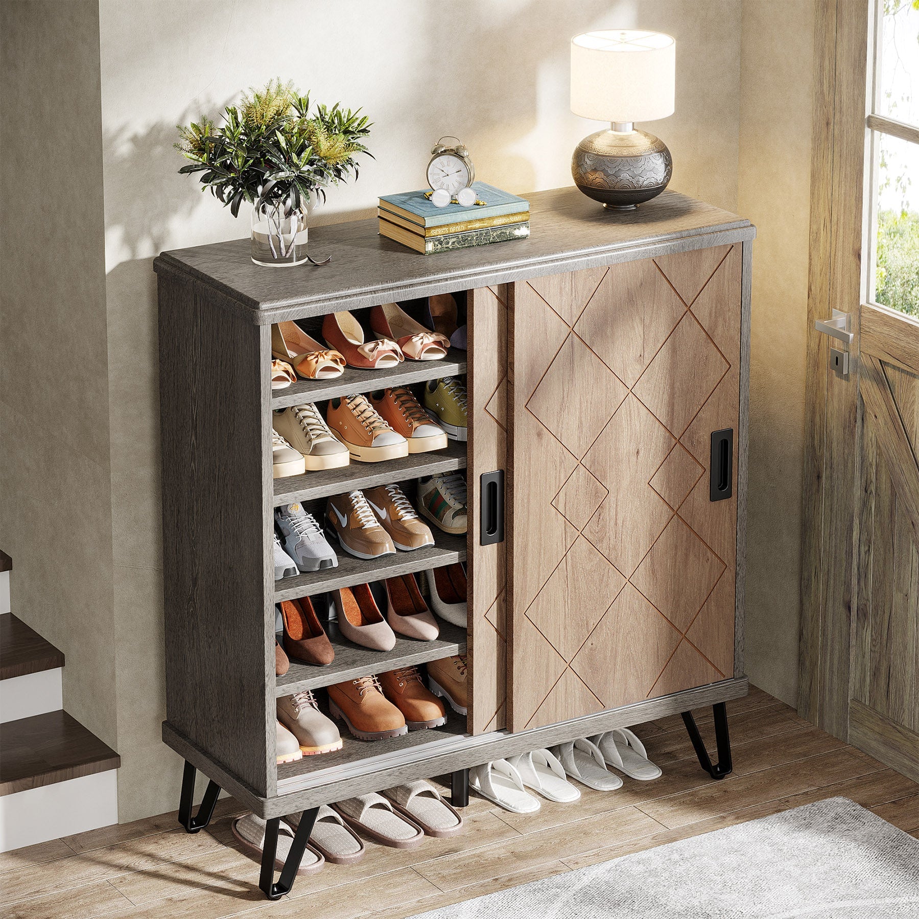 5 drawer shoe cabinet