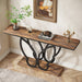 55-Inch Console Table Sofa Table with Butterfly Metal Frame Tribesigns