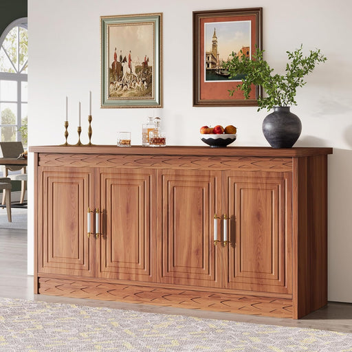 Tribesigns Sideboard Storage Cabinet, Buffet Cabinet Credenza for Dining  Room