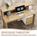 57" Reception Desk Front Desk with Counter & Metal Frame Tribesigns