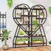 Plant Stand, 7-Tier Heart-Shaped Plant Flower Rack Tribesigns