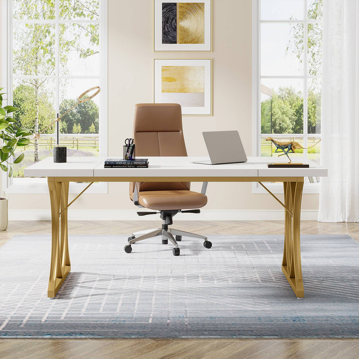 Tribesigns Executive Desk, 63" Modern Computer Desk Home Office Table Tribesigns