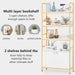 Tribesigns Bookshelf, Modern Etagere Bookcase with 4-Tier Shelves Tribesigns