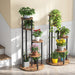 Plant Stand, 4-Tier Plant Shelf Holders Corner Flower Pot Stands Tribesigns
