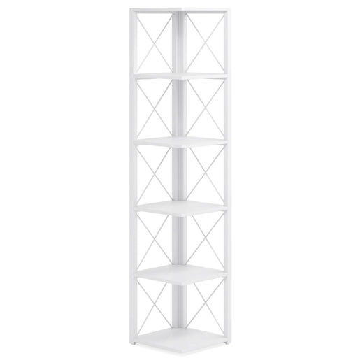 6-Tier Corner Shelf, 70.86" Corner Bookshelf Storage Etagere Bookcase Tribesigns