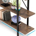 Tribesigns Bookshelf, 5-Tier Industrial Bookcase Display Storage Shelf Tribesigns
