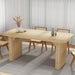 62" Rectangular Dining Table for 4-6, Simple Kitchen Dinner Table Tribesigns
