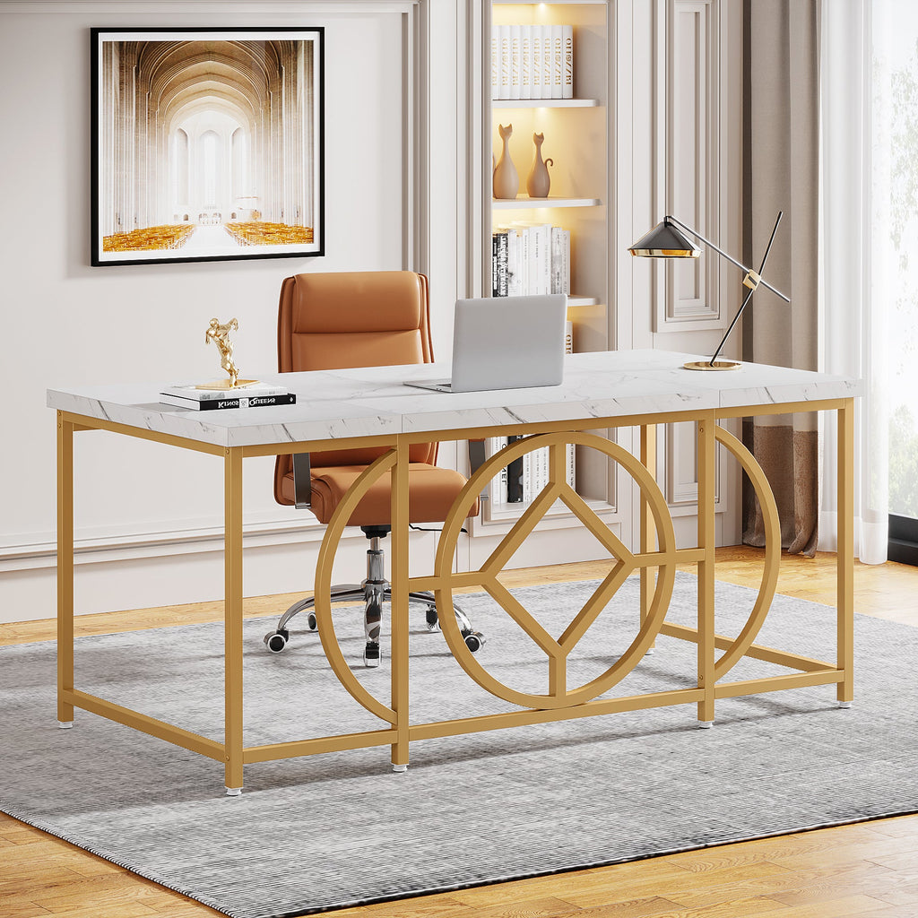 300 Series 63 Computer Desk, Espresso / Grey Modesty Panel - $763.98 -  Modern - Home Office - New York - by Modern Furniture Bay