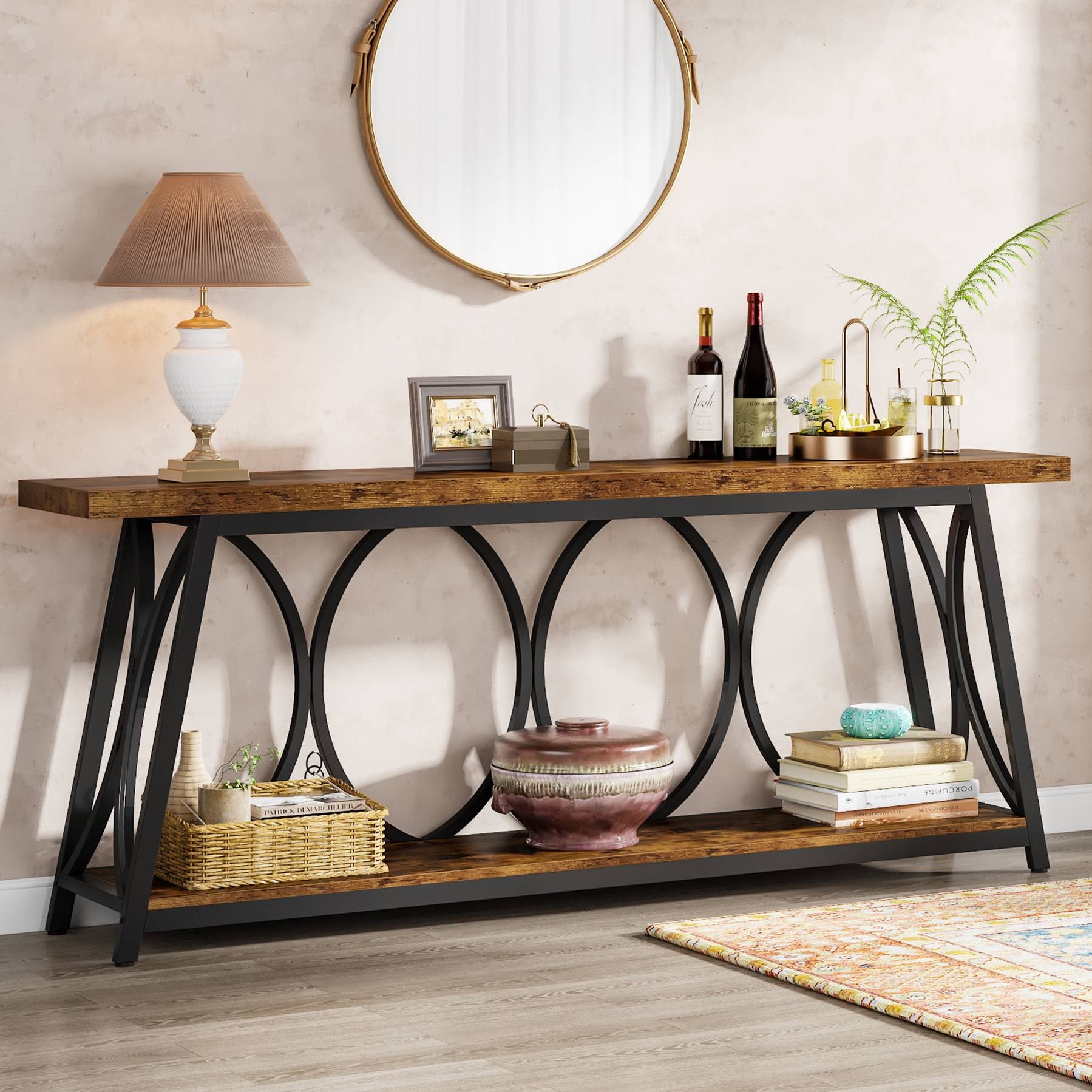 Tribesigns 2-Tier Console Table, 70.9