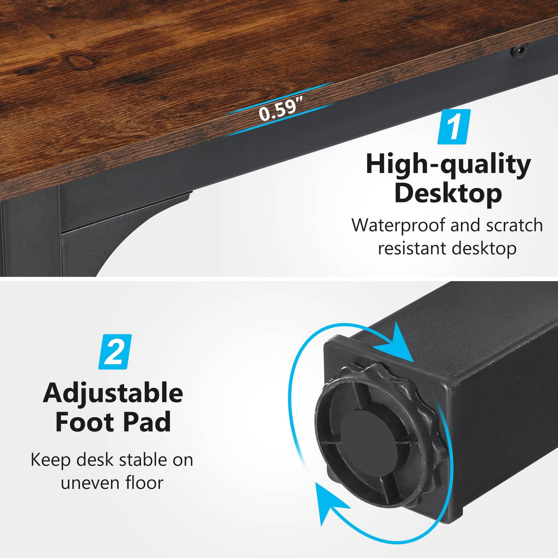 Tribesigns Executive Desk, 78.7