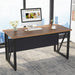 Tribesigns L-Shaped Desk, 55" Executive Desk Computer Table and 43" File Cabinet Tribesigns