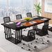 6FT Conference Table, 78.84" L x 36.22" W Meeting Table for Office Tribesigns