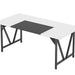 6FT Conference Table, Rectangular Meeting Table Desk with Splicing Board Tribesigns