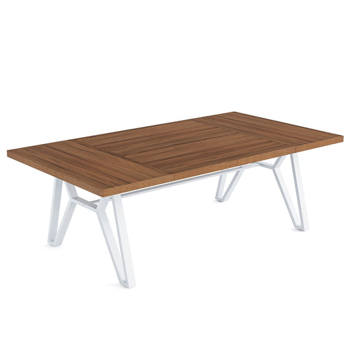 70-inch Dining Table for 6-8 People, Rectangular Wood Kitchen Table Tribesigns