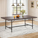 70.8" Industrial Dining Table Kitchen Table for 6-8 People Tribesigns