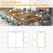 71" Conference Table, 6FT Meeting Table Boardroom Table for 6-8 People Tribesigns