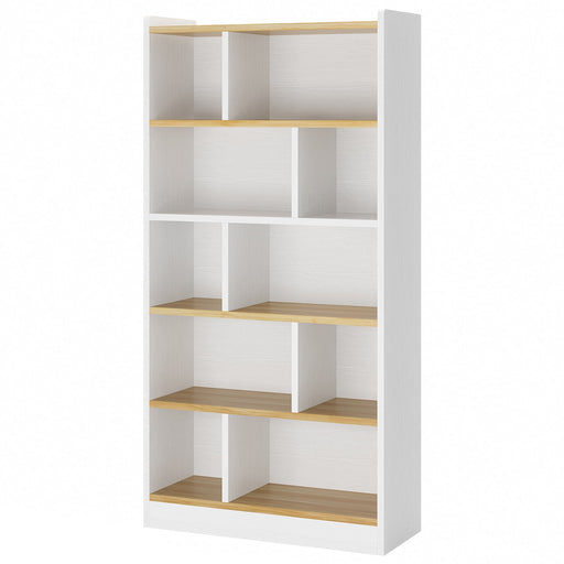 72 Inch Bookshelf, 10 Cube Bookcase Freestanding Open Display Cabinet Tribesigns