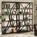 74.8" Bookshelf, 6-Tier Etagere Bookcase with Open Shelving Units Tribesigns