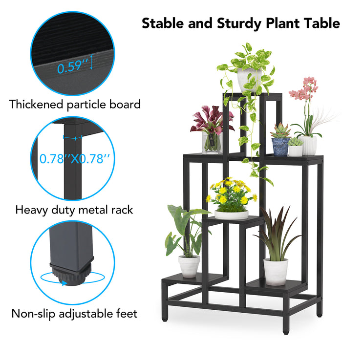 Plant Stand, 6-Tier Ladder Plant Shelf Flower Holder Rack Tribesigns