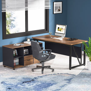 Tribesigns 55‘’ Modern Executive Computer Desk