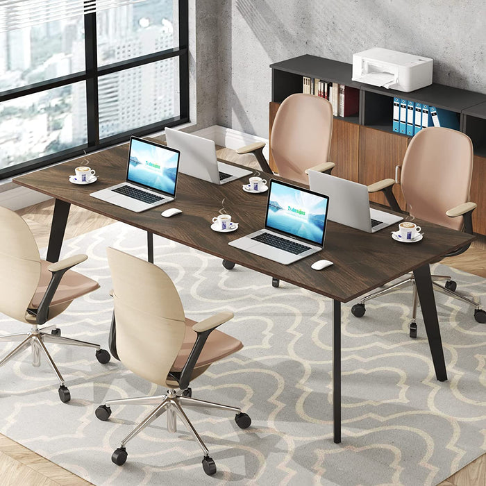 Tribesigns 6FT Conference Table, 70.3 x 31 inch Meeting Table Computer Desk Tribesigns