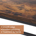 Tribesigns L-Shaped Desk, 67" Computer Writing Desk with Hutch, Rustic Tribesigns