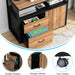 Tribesigns L-Shaped Desk Set, 55" Executive Desk and 32" File Cabinet Tribesigns