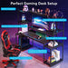 Tribesigns Gaming Desk, 70 -inch Computer Desk with Hutch and Monitor Stand Tribesigns