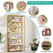 Tribesigns Bookshelf, 6-Tier Etagere Bookcase Freestanding Storage Shelf Tribesigns
