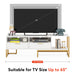 TV Stand, 63" Media Console with 2 Drawers and Shelves Tribesigns