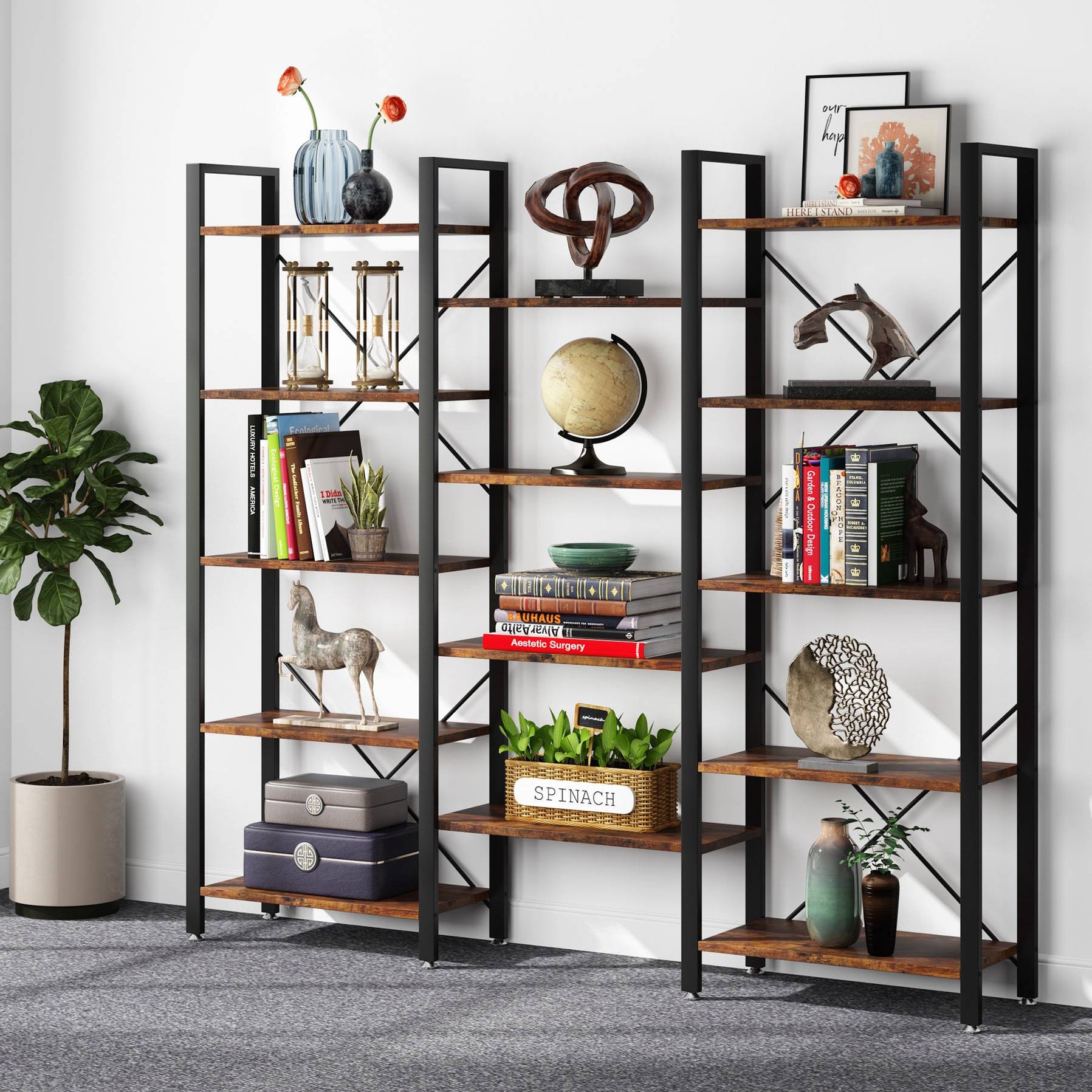 Bookcases & Bookshelves | Corner Bookshelf — Page 2 — Tribesigns