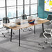 Tribesigns Conference Table, Modern 6FT / 8FT Boat Shaped Meeting Table Tribesigns
