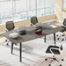 Tribesigns Conference Table, Modern 6FT / 8FT Boat Shaped Meeting Table Tribesigns