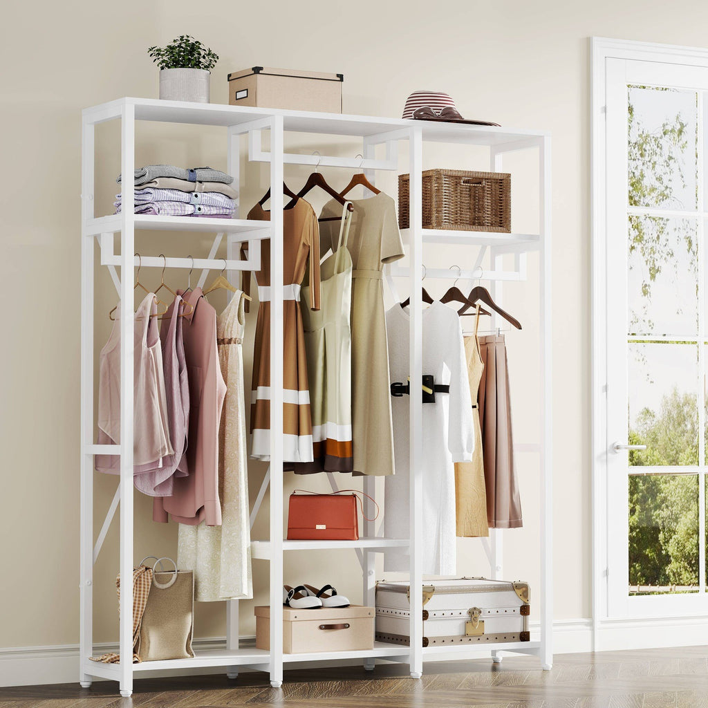 White wardrobe rack sale