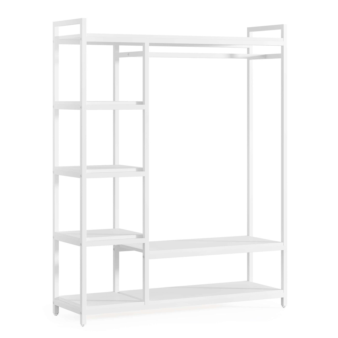 Tribesigns Freestanding Closet Organizer, Garment Rack with 6 Shelves