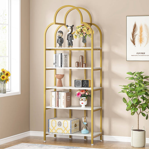 Tribesigns Bookshelf, Modern 5-Tier Bookcase Display Shelves Stand Rack Tribesigns