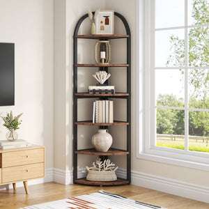 Tribesigns 6 Tier Corner Shelf, 71