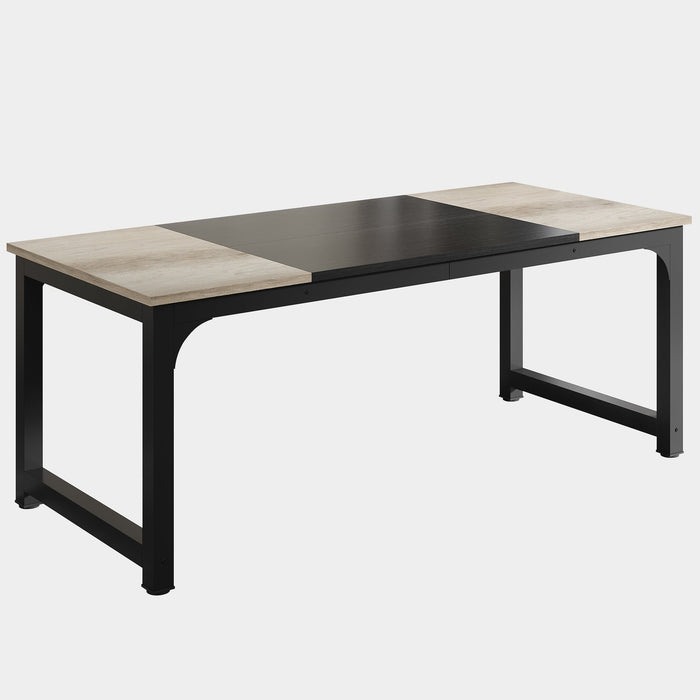 Tribesigns Tribesigns Conference Table, Rectangular Meeting Seminar Table Boardroom Desk