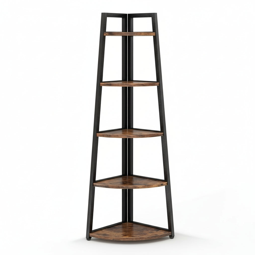 Tribesigns Corner Shelf, 70" Tall Corner Ladder Shelf Small Bookshelf Tribesigns