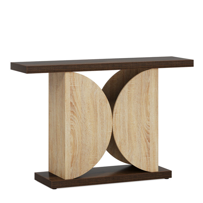 Farmhouse Console Table, 41" Wood Entryway Table Narrow Sofa Table Tribesigns