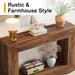 Farmhouse Console Table, 47" Wood Entryway Sofa Table with Storage Tribesigns