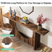 Farmhouse Console Table, 70.9" Wooden Hallway Foyer Table Tribesigns