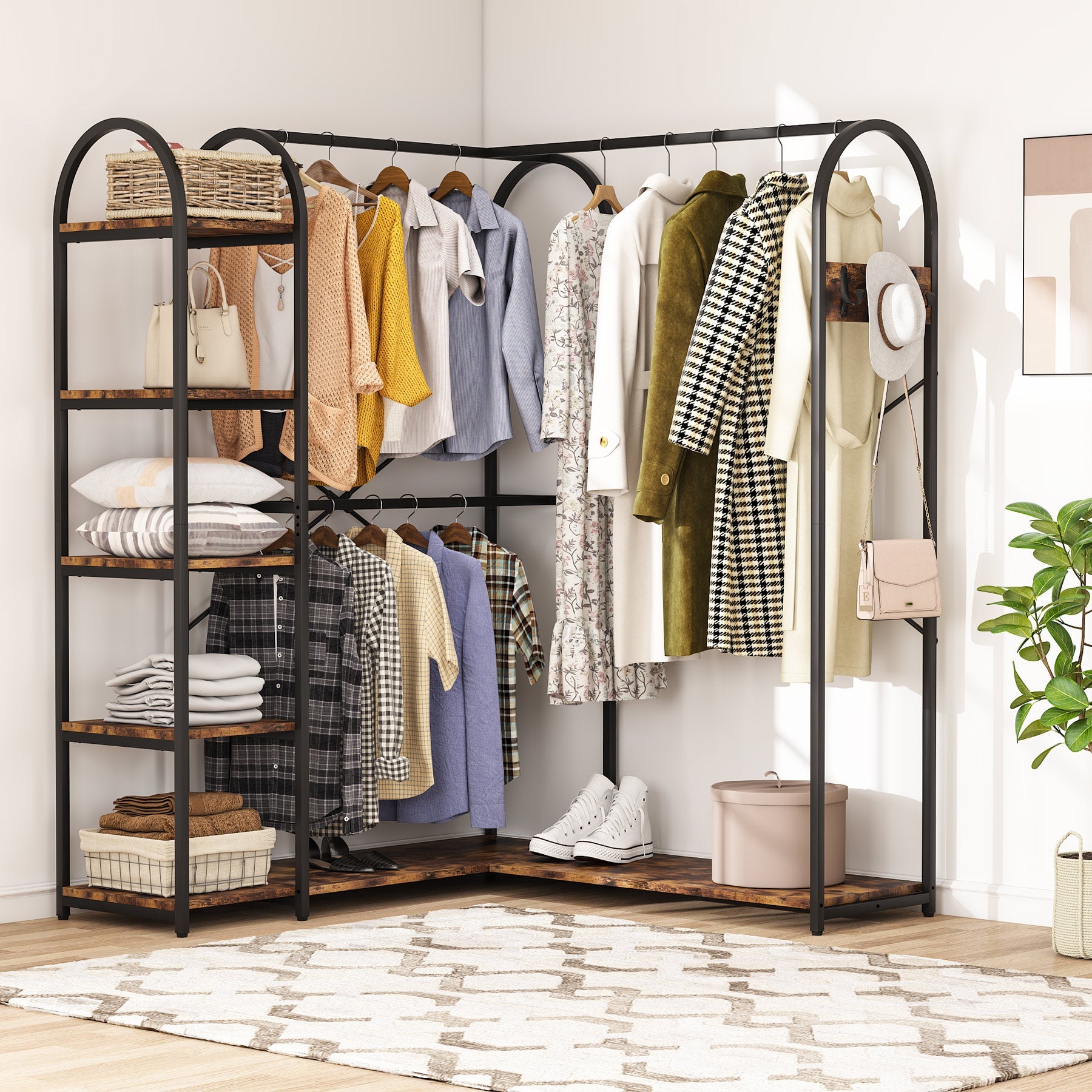 Core Living Lewis Clothing Rack