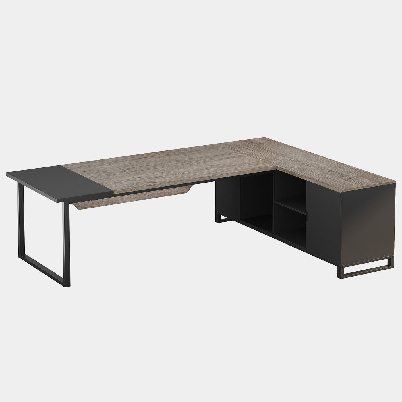 Tribesigns 86.6'' L-Shaped Executive Desk with 55