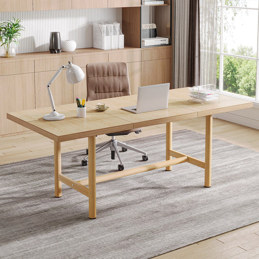 Modern Executive Desk, 63" Conference Meeting Table for 4–6 People Tribesigns