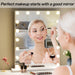 Modern Makeup Vanity with 2 Drawers, 47" Vanity Desk with 24" Mirror Tribesigns