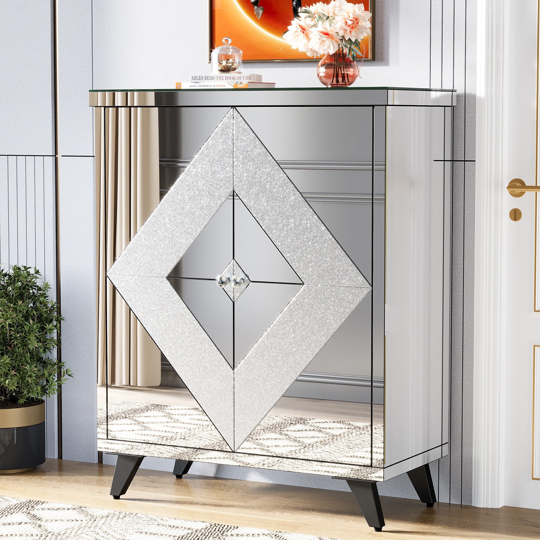 Entryway Cabinet Roane Oak Entryway Cabinet | CB2
