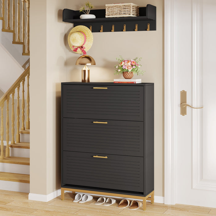 Wall Mounted Slim Tall Shoe Storage Wall Mounted Tall Shoe Cubby