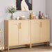 Modern Sideboard Buffet Storage Cabinet with Adjustable Shelves Tribesigns