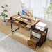 Tribesigns Computer Desk with 3 Drawers & Open Shelves Tribesigns
